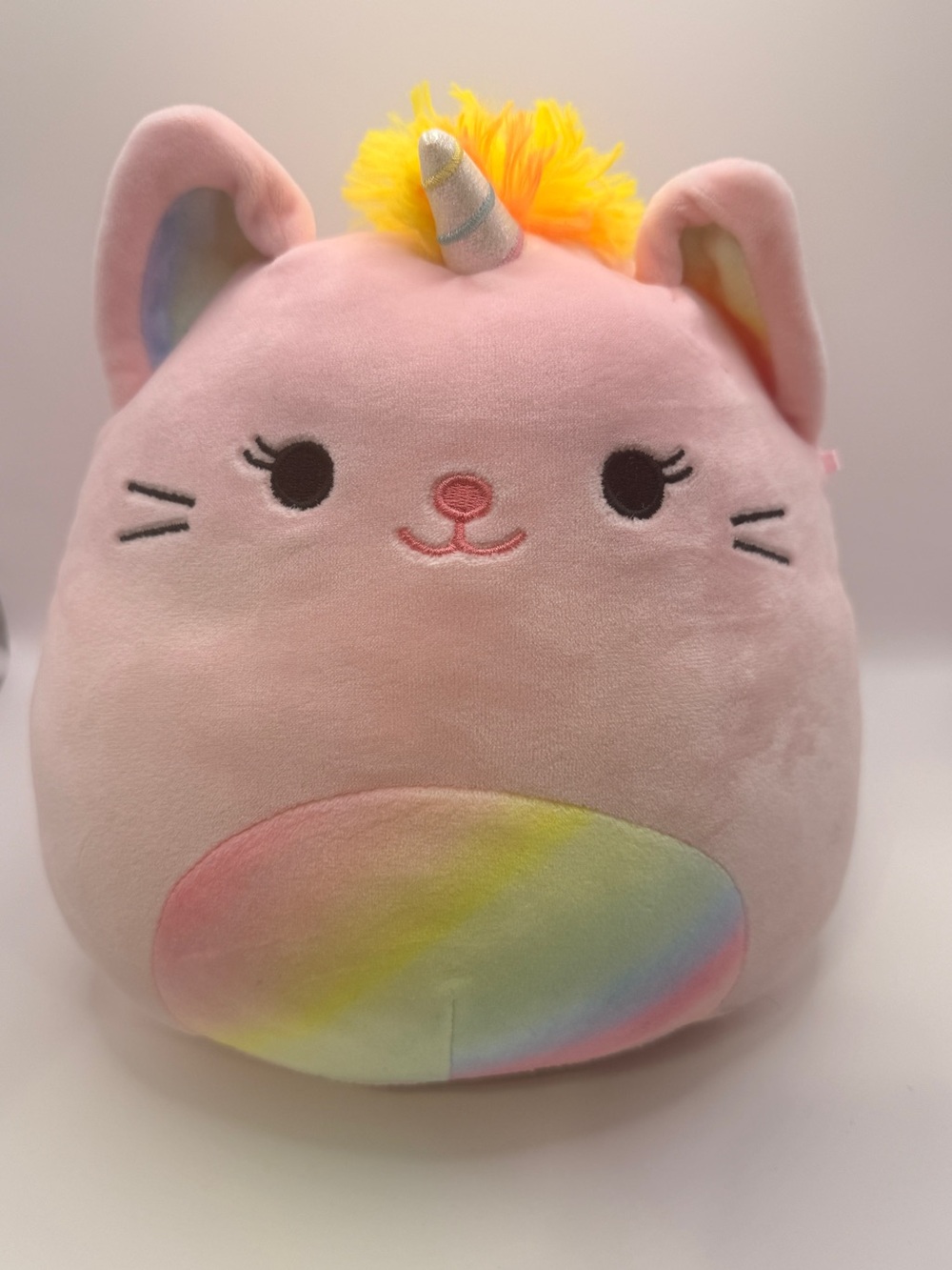 Squishmallows SABRINA The Rainbow Cat/Unicorn Plush 8 Inch Kellytoy Caticorn